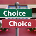 「Choice」の看板